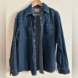Denim Western style Button-Up Shirt